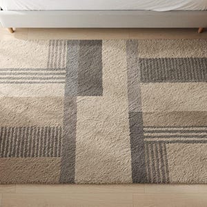 Artisan Geometric High-Low Texture Rug
