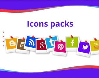 Iconos de redes sociales PNG +20 iconos