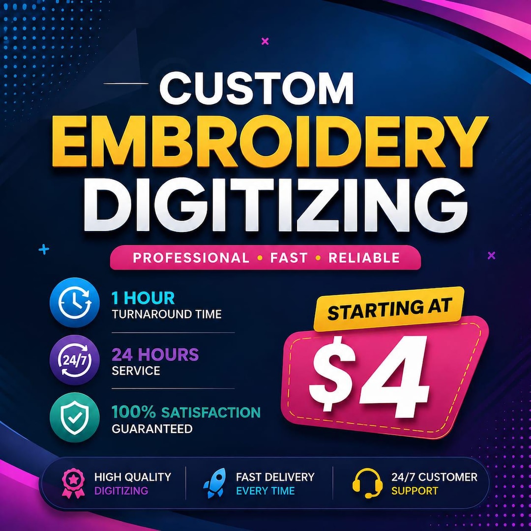 Custom Embroidery Digitizing, Logo Digitizing, Embroidery Digitizing ...