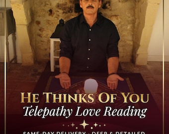 Telepathy Love Reading | Psychic Connection & Intuitive Guidance (Same Hour)