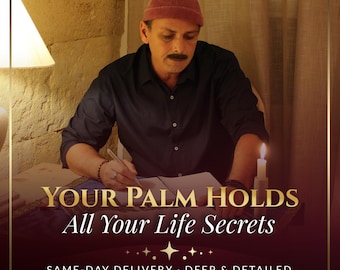Palm Reading | Detailed Psychic Hand Analysis, Predictions & Insights (Same Day)