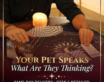 Pet Tarot Reading | Psychic Insights on Your Pet's Secrets & Wellbeing (Same Day)