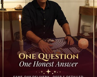 One Question Tarot Reading | Accurate Psychic Insight & Guidance (Same Hour)