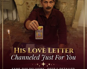 Love Letter Reading | Channeled Psychic Tarot Insights, Future Love Guidance (Same Hour)