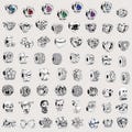 Sterling Silver Charm Beads, Heart Flower Paw Spacer Beads Gift product logo