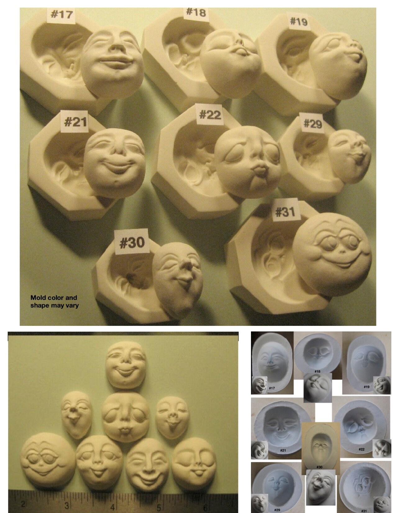 YOUR CHOICE - Flexible "Food Grade" Silicone Press Molds of…