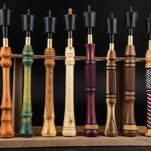 Turkey Trumpet Yelper Hunting Game Call with Brass Furrel and Buffalo Bone Mouth Piece