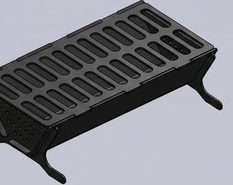 NC Laser Cut Fire Pit Design | 3mm Stainless Steel DXF Files (Digital Download)