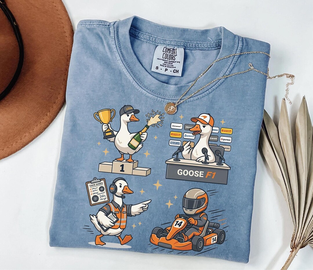 Silly Goose Racing Silly Goose F1 Racing Fan Shirt - Motorsport Dad Tee, Pit Crew Gift ...