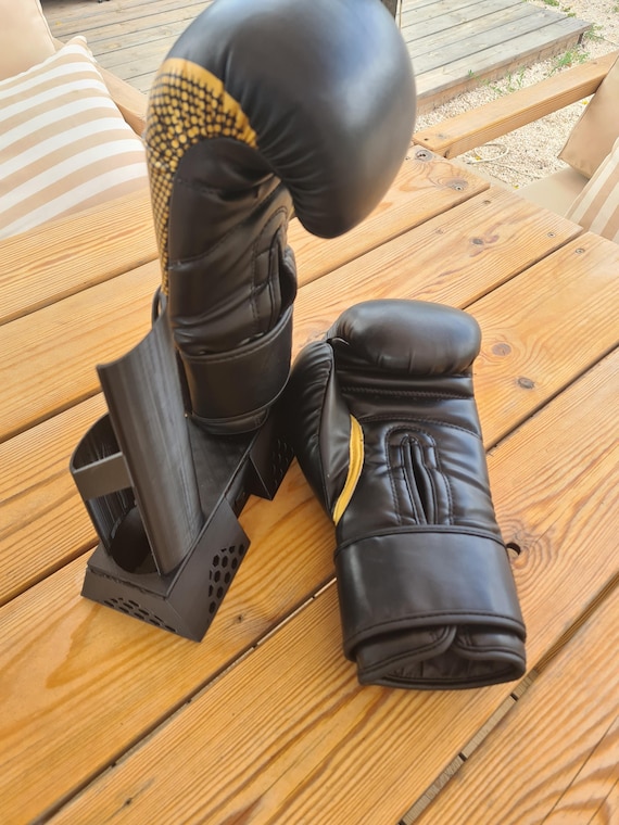 Boxing Glove Dryer Stand | Cooling Fan, Cordless Holder for MMA, Muay Thai, Kickboxing Gloves