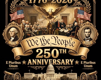 250th Gift We The People Shirt, 250th anniversary shirt, 1776-2026 Historical Patriotic Sublimation Design