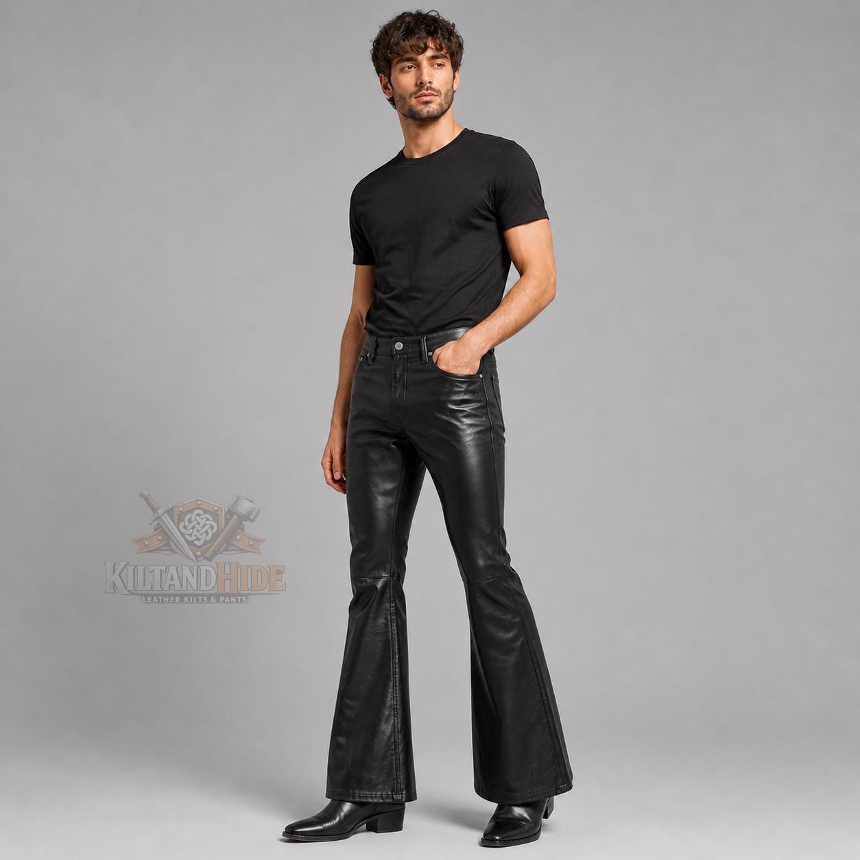 Mens Black Flare Pants - Etsy Mens Black Flare Pants - Etsy