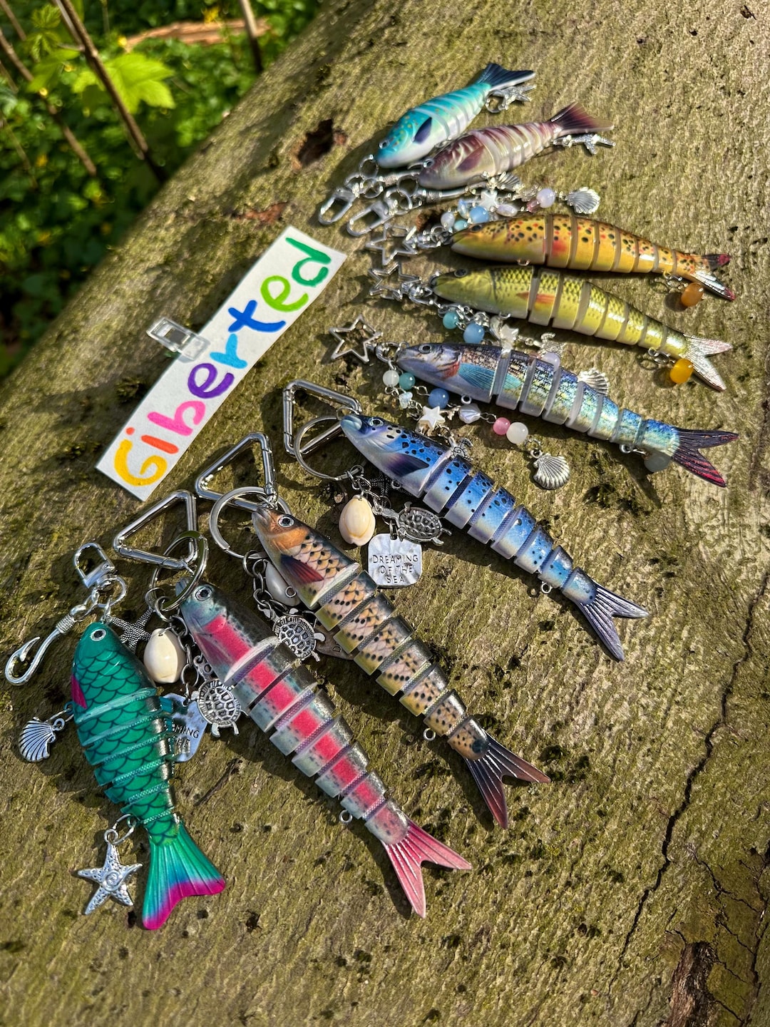 Eco-friendly FISH KEYCHAINS! - Etsy