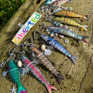 Eco-friendly FISH KEYCHAINS!
