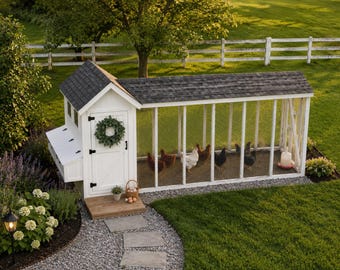 chicken coop plans ;Step-by-step construction (pdf download)