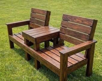 Panchina doppia con sedie e planimetrie dei posti a sedere in formato PDF