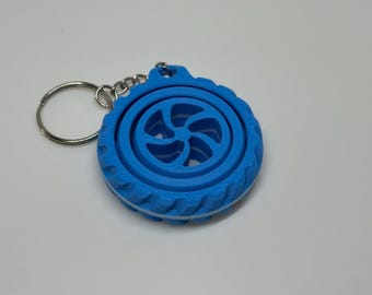 Wheel Hub Fidget Keyring - Large Version