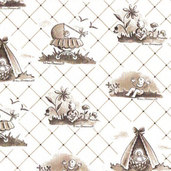 Last 0 8 Yards 29 5 Inches Toile De Bebe Organic Cotton Etsy