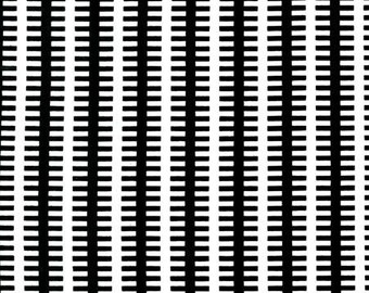Fishbone in Black - Graphyx - Mark Hordyszynski - Michael Miller Fabric - 1 Yard Ask a Question