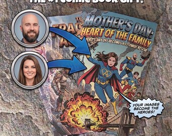 Personalized Comic Book Husband Gift | Husband Valentine's Day Gift | Husband Birthday Gift | Husband Anniversary Gift