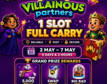 Monopoly GO Villainous Partners Full Carry | 80K+ Points, Fast Service Partner Event