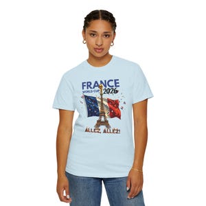 Allez France World Cup 2026 T-shirt | France Soccer Fan Tee image 12