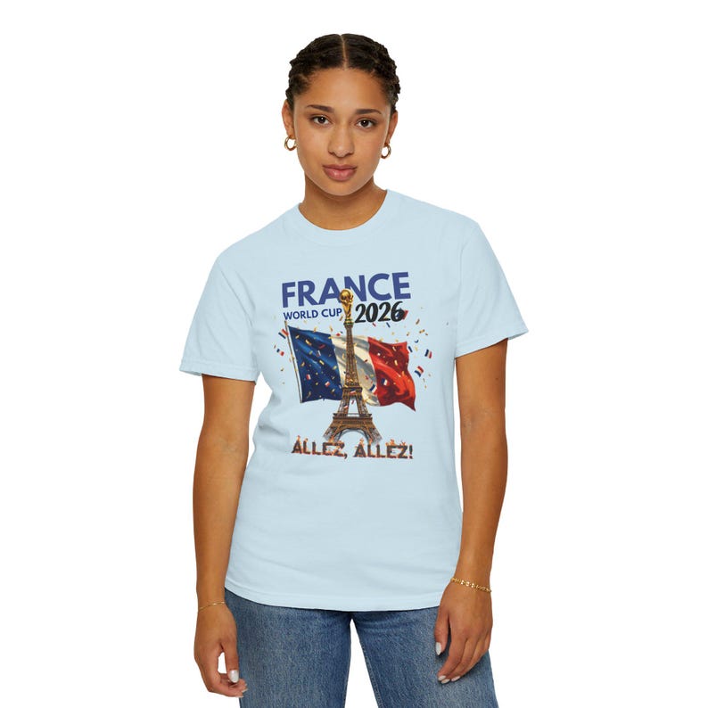 Allez France World Cup 2026 T-shirt | France Soccer Fan Tee image 12