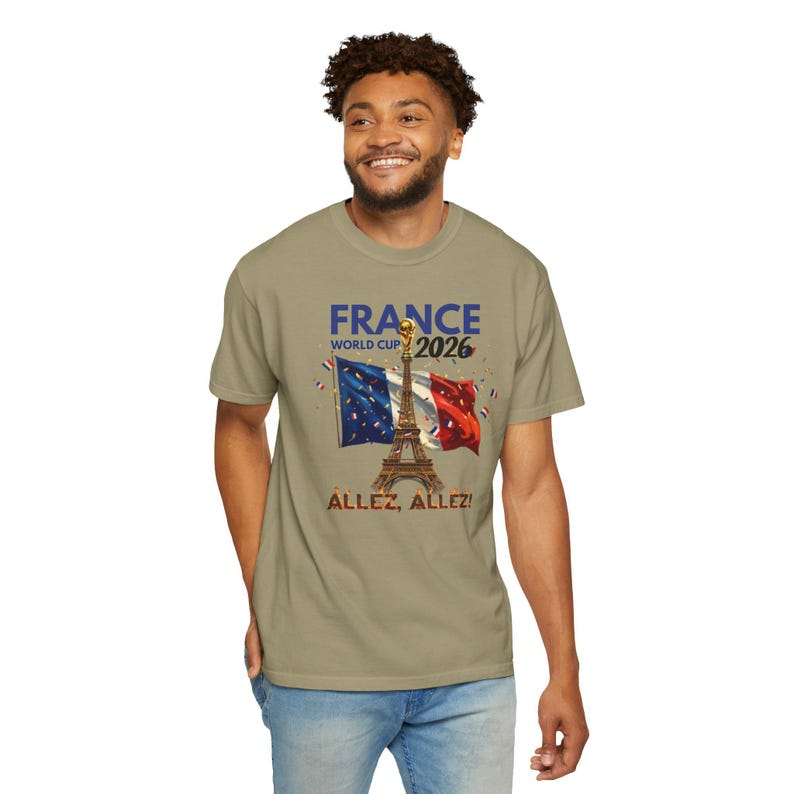 Allez France World Cup 2026 T-shirt | France Soccer Fan Tee image 8