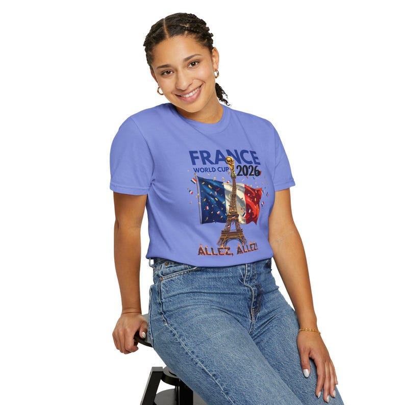 Allez France World Cup 2026 T-shirt | France Soccer Fan Tee image 16