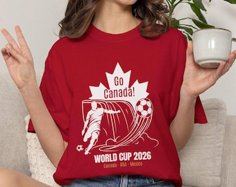 Canada Soccer 2026 Maple Leaf T-shirt | World Cup Canada Tee