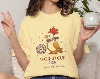 World Cup 2026 Mascot Fan Tee T-shirt | Soccer Tournament Tee