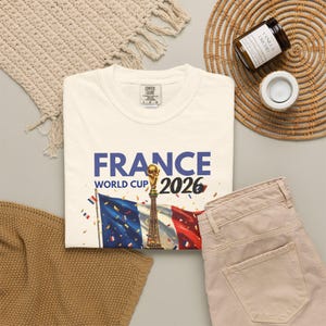 Allez France World Cup 2026 T-shirt | France Soccer Fan Tee image 18