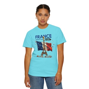 Allez France World Cup 2026 T-shirt | France Soccer Fan Tee image 15