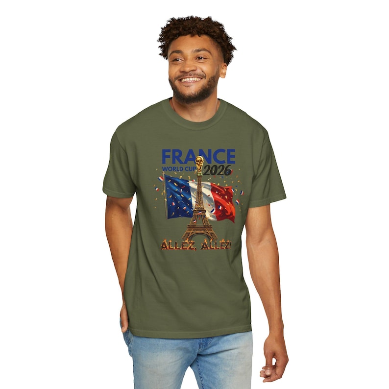 Allez France World Cup 2026 T-shirt | France Soccer Fan Tee image 9