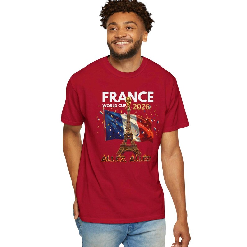 Allez France World Cup 2026 T-shirt | France Soccer Fan Tee image 6