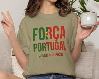 Portugal Soccer Fan T-shirt | World Cup Portugal Football Shirt