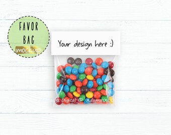 Candy Bag Mockup Etsy