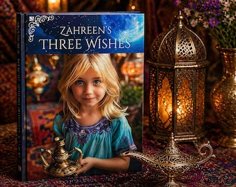 Gift Set: Zahreen's Three Wishes and Genie Lamp