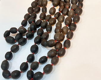 Mala naturel aux graines de lotus Kamal Gatta, 108+1 perles, chapelet Lakshmi Puja