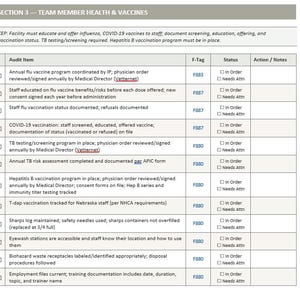 Infection Prevention Audit Tool | LTC Survey Prep, F880 Compliance (Digital Download) image 4