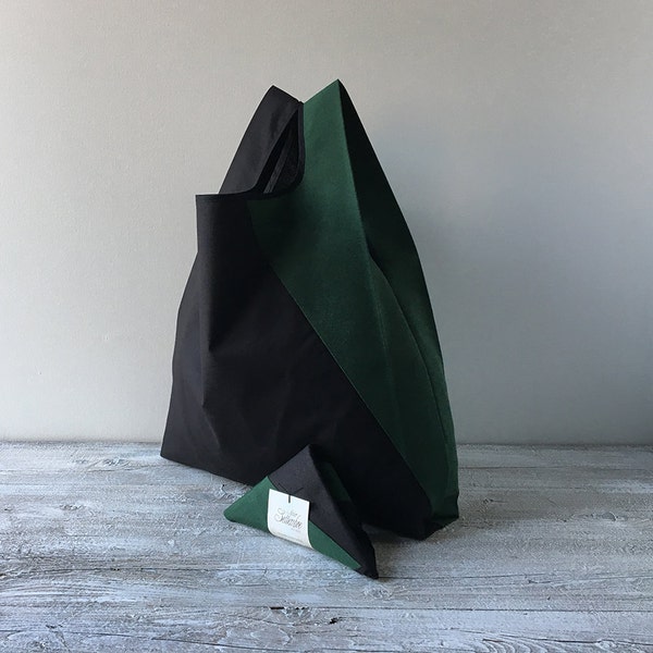 sac à lunch unisexe avec dessin vert foncé et noir épicerie dans son sac pour homme et pour femme / capaciuos shopping sac cadeau de Saint Valentin pour lui