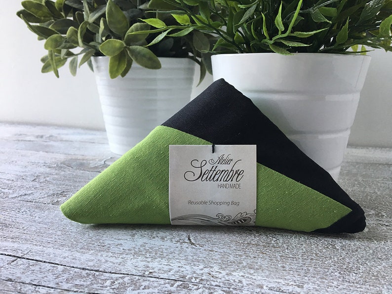 unisex tote bag with black and green geometric design capaciuos grocery bag lunch bag for men and for woman boyfriend valentines gift