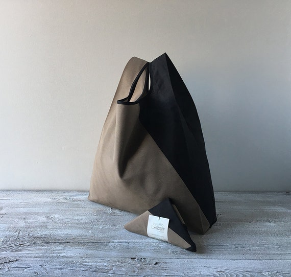Porta pranzo uomo con design minimal e geometrico nero e | Etsy Italia