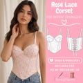 Overbust Corset Sewing Pattern PDF Bustier Laceback Bodice Beginner Download Cottagecore Womenswear product logo