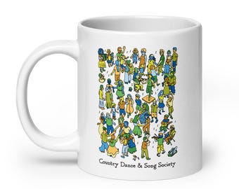 Festa de dança caneca grande