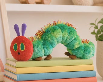 Caterpillar Plush Toy Green Bug Plush Stuffed Animal Cute Long Plush Pillow Soft Kids Gift Nursery Room Decor Cushion 22cm Cute Gift Idea
