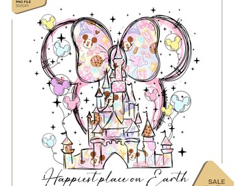 The Happiest Place On Earth Svg, Magical Castle Svg, Mouse Castle Png, Family Vacation Shirt, Magical Kingdom Svg, Family Trip Png