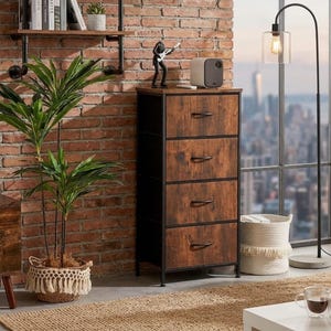 Tall Black Dresser - Etsy