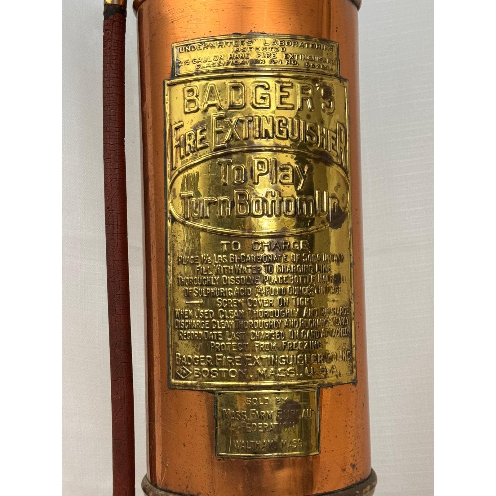 Antique Badger Fire Extinguisher - Etsy