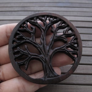 Large Tree of Life, Spiritual, Stringing , Sono wood, Jewelry making supplies S6730